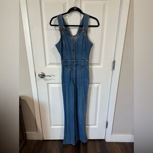 Vintage Shades of Blue overalls size 9